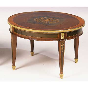 Visuel deTable ronde de style Louis XVI Table ronde de style Louis XVI